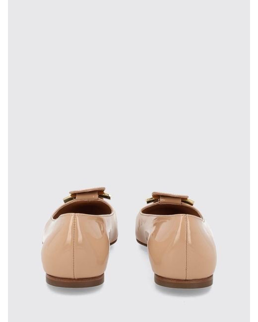 Ferragamo Pink Flat Shoes