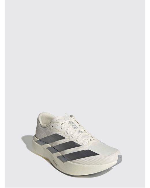 Adidas Originals White Adizero Evo Sl 2 Mesh Sneakers for men