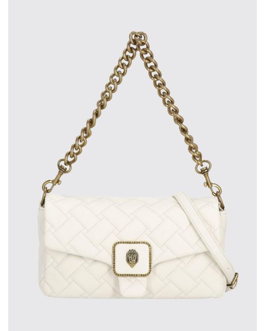 Kurt Geiger Natural Pimlico Quilted Leather Bag