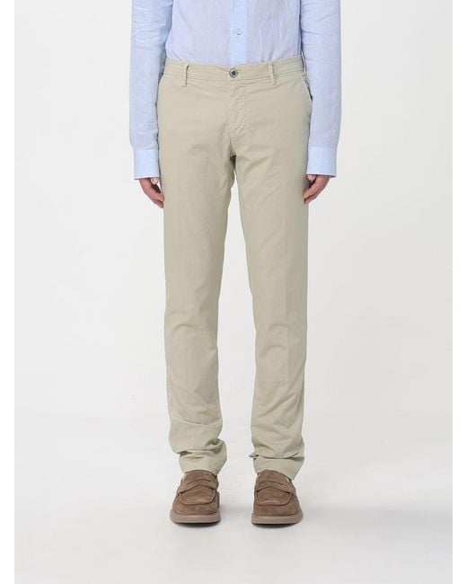 Mason's Natural Stretch Cotton Chino Trousers for men