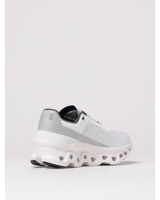 On Shoes Natural Cloudmonster Mesh Sneakers On for men