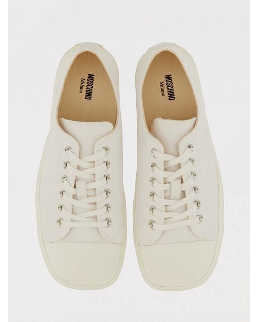 Moschino Couture Natural Trainers for men