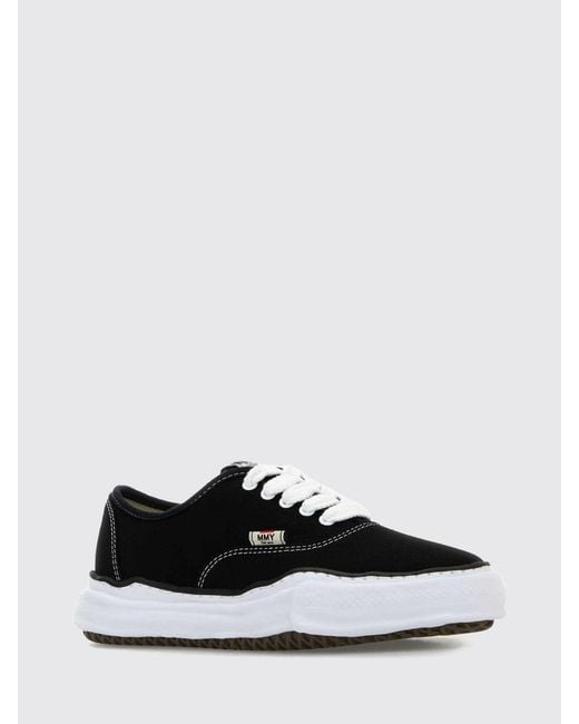 Maison Mihara Yasuhiro White Baker Og Low Top Canvas Trainers With Round Toe for men
