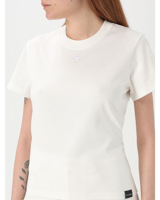 Courreges White Courr&Egrave	Ges T-Shirt