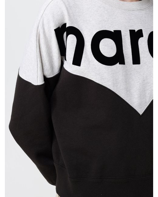 Isabel Marant Black Bicolor Sweatshirt Isabel Marant Étoile