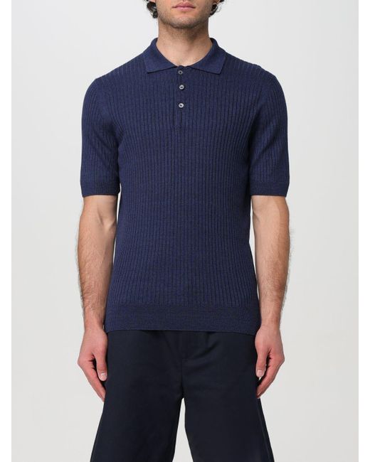 Tagliatore Blue Polo Shirt for men