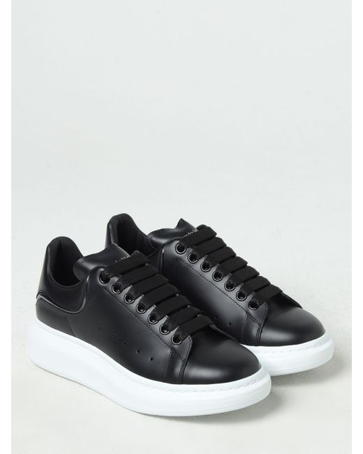 Sneakers Larry in pelle di Alexander McQueen in Black da Uomo
