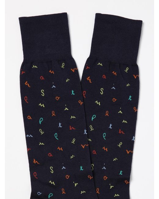 Paul Smith Blue Socks for men