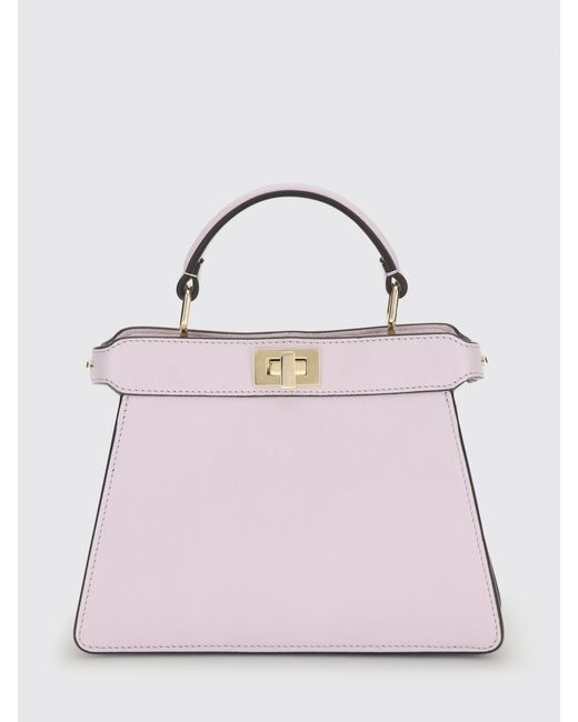 Fendi Pink Peekaboo Iseeu Leather Bag