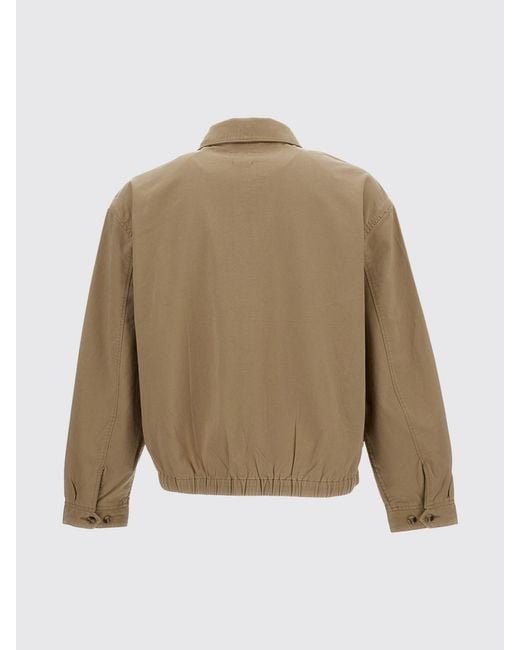 Polo Ralph Lauren Natural Cotton Shirt Jacket With Embroidered Logo for men