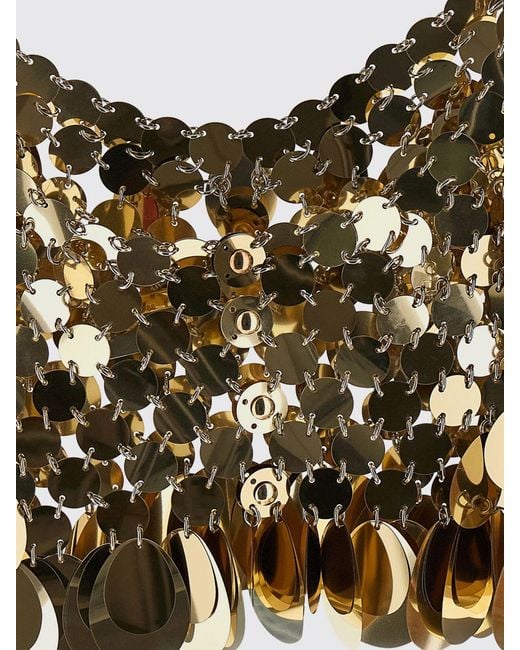 Rabanne Black Sequin Top