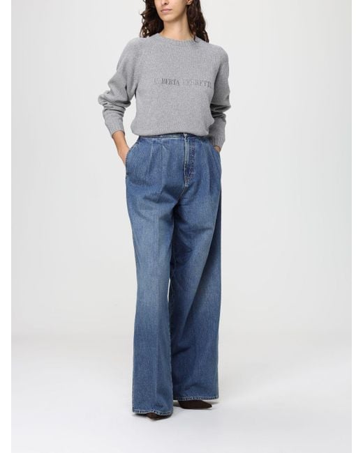 Alberta Ferretti Gray Jumper