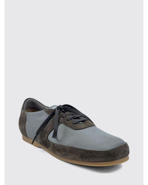Our Legacy White Vintage-Style Two-Tone Low-Top Trainers for men