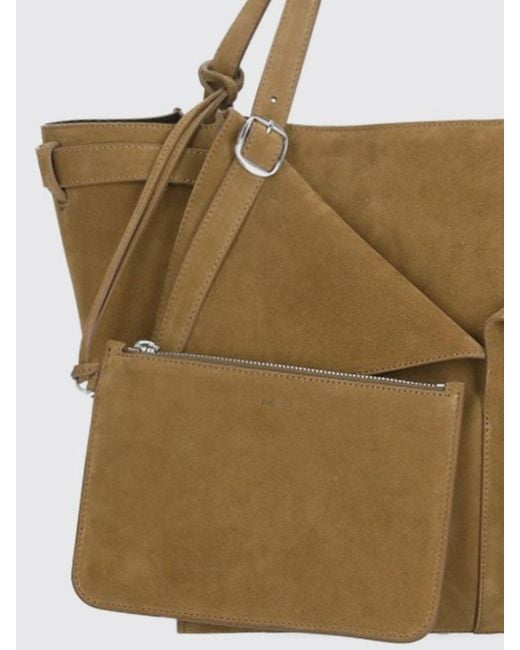 Coperni Natural Belt Suede Bag