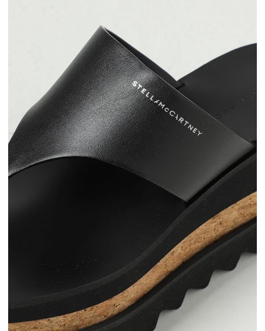 Stella McCartney Black Flache sandalen