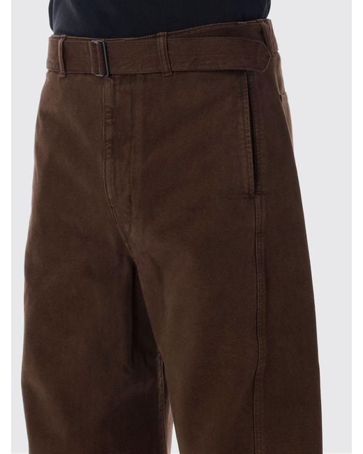 Lemaire Brown Pants for men