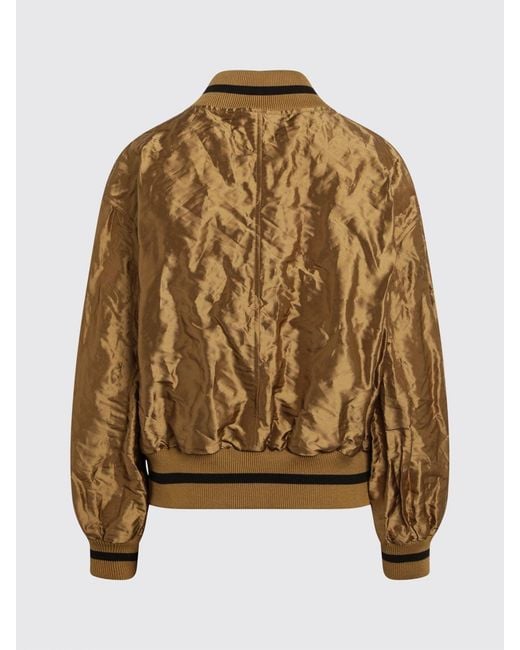 Loewe Blue Polyester Bomber Jacket