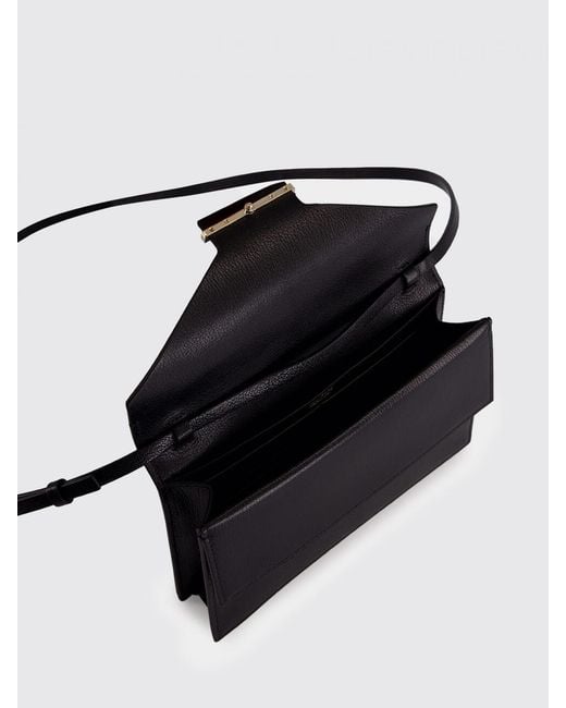 Tom Ford Black Aube Calf Leather Shoulder Bag
