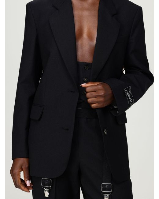 Erika Cavallini Semi Couture Blue Jacket