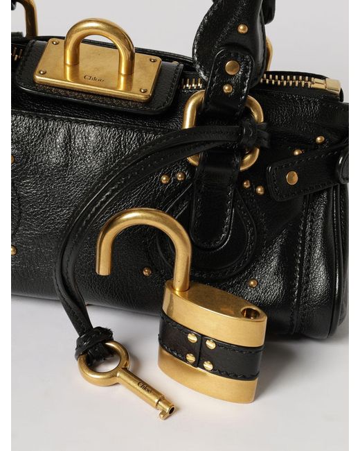 Chloé Black Chlo&Eacute Paddington Ledertasche