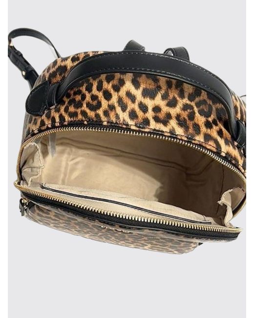 Liu Jo Natural Animal Print Faux Leather Backpack