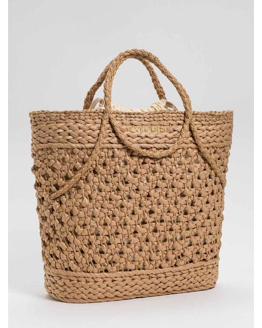 Twinset Natural Shoulder Bag