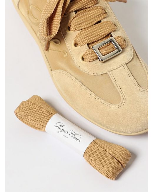 Roger Vivier Natural Sneakers