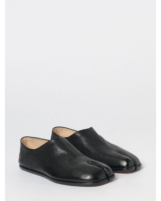 Maison Margiela White Tabi Split-Toe Leather Loafers for men