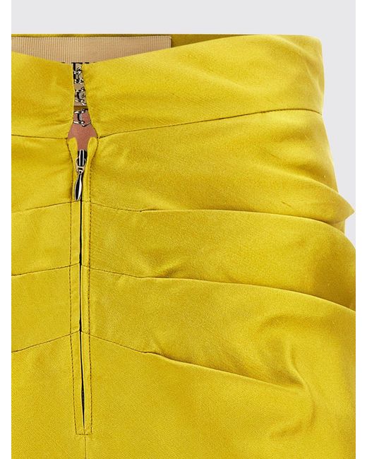 Valentino Yellow Midi Skirt