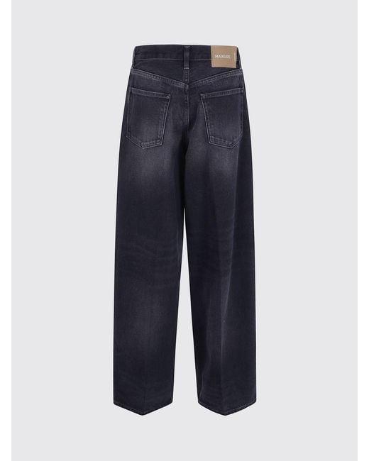 Haikure Blue Earl Mid-Rise Wide-Leg Jeans