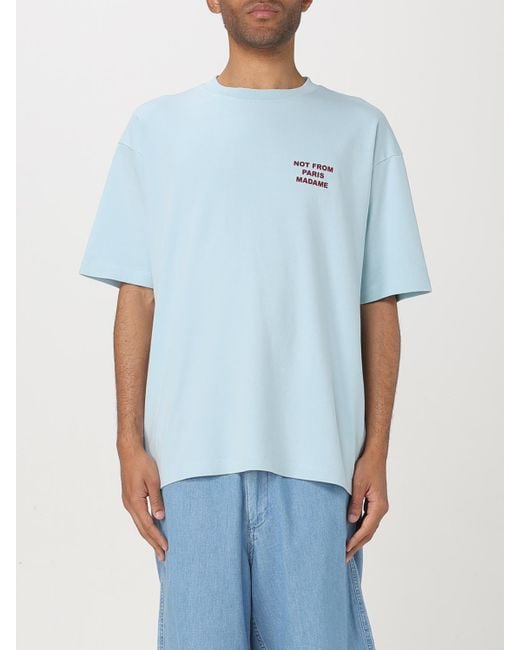 Drole de Monsieur Blue T-Shirt Drole De Monsieur for men