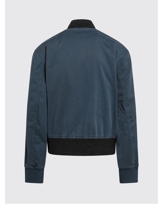 J.W. Anderson Blue Cotton Bomber Jacket for men