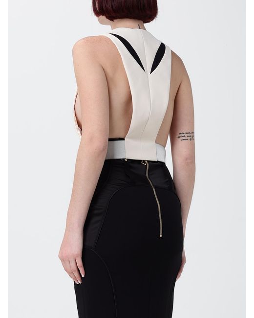 Elisabetta Franchi Black Single Breasted Vest