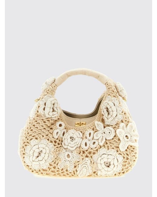 Ganni Metallic Handbag