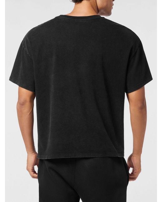 Philipp Plein Black T-Shirt for men