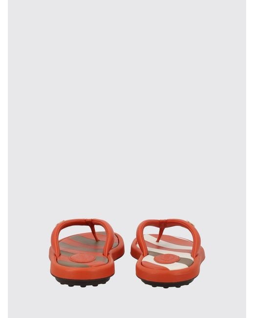 Tod's Red Flat Shoes