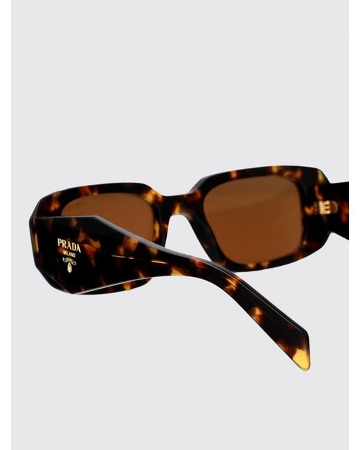 Prada Multicolor Acetate Sunglasses With Logo
