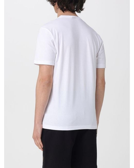 Colmar White Cotton T-Shirt With Logo for men