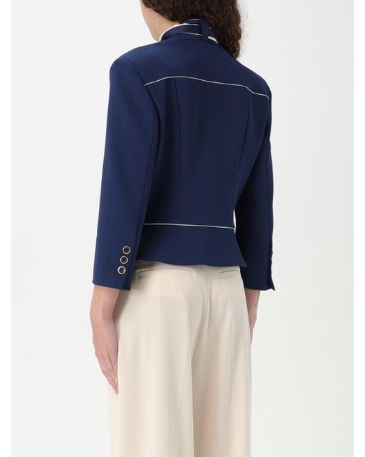 Elisabetta Franchi Blue Blazer Damen
