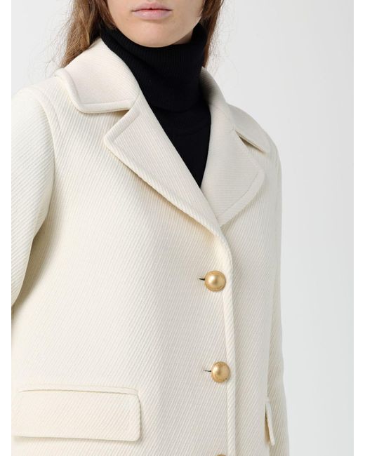 Abrigo Mujer Tagliatore de color Natural