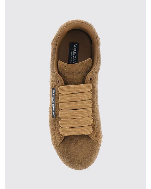 Dolce & Gabbana Brown Dolce &Amp Gabbana Portofino Soft Sneakers for men