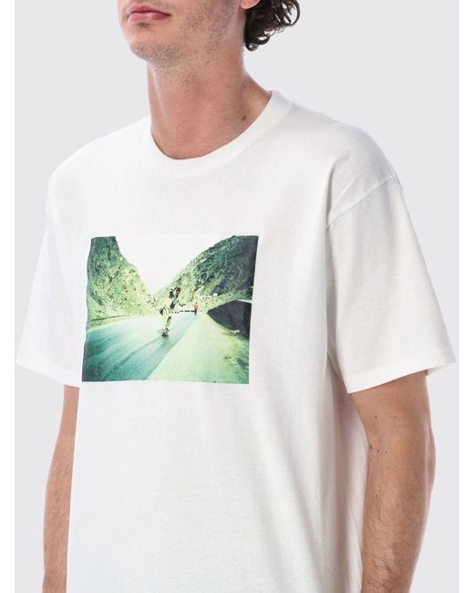Obey Green Printed Cotton T-Shirt for men