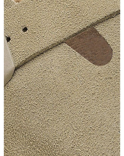 Birkenstock Natural Boston Suede Sabot for men
