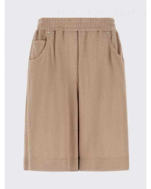Brunello Cucinelli Natural Cotton Shorts