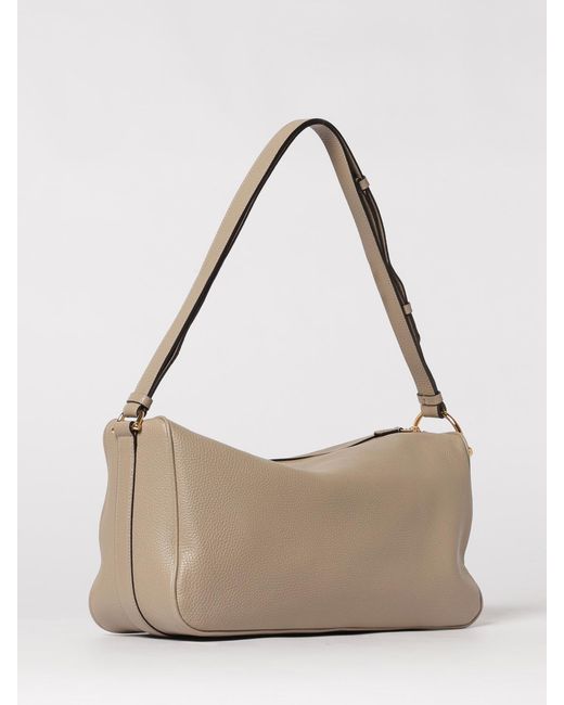Gucci Natural Half Horsebit Grained Leather Bag