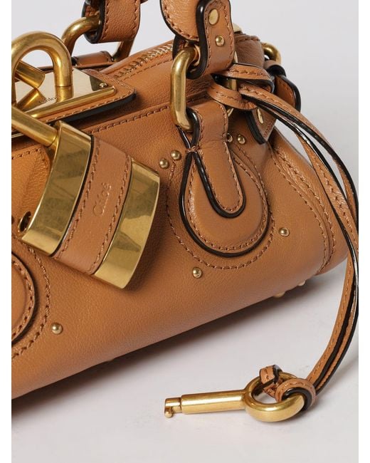 Chloé Brown Chlo&Eacute Paddington Ledertasche