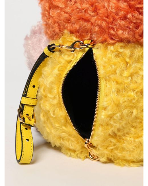 Moschino Couture Orange Shoulder Bag