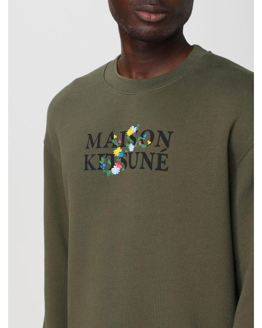 Maison Kitsuné Green Sweatshirt Maison Kitsuné for men