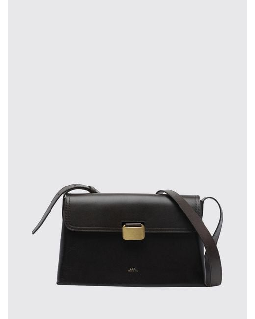 A.P.C. Black Shoulder Bag