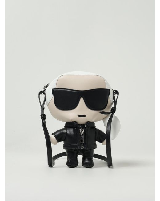 Borsa A Tracolla di Karl Lagerfeld in White